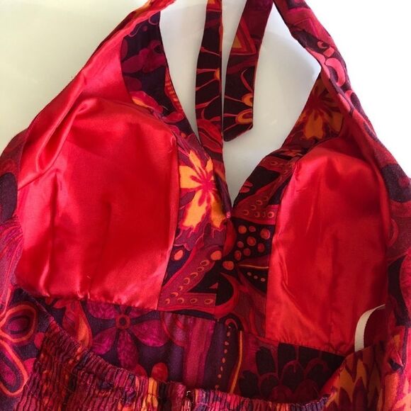 Floral Halter Maxi Dress - Picture 8 of 10